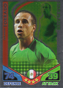 Gerardo Torrado Mexico 2010 World Cup Match Attax Star Player #167